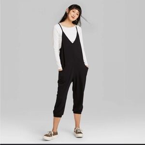 Wild fable jogger jumpsuit heather grey medium